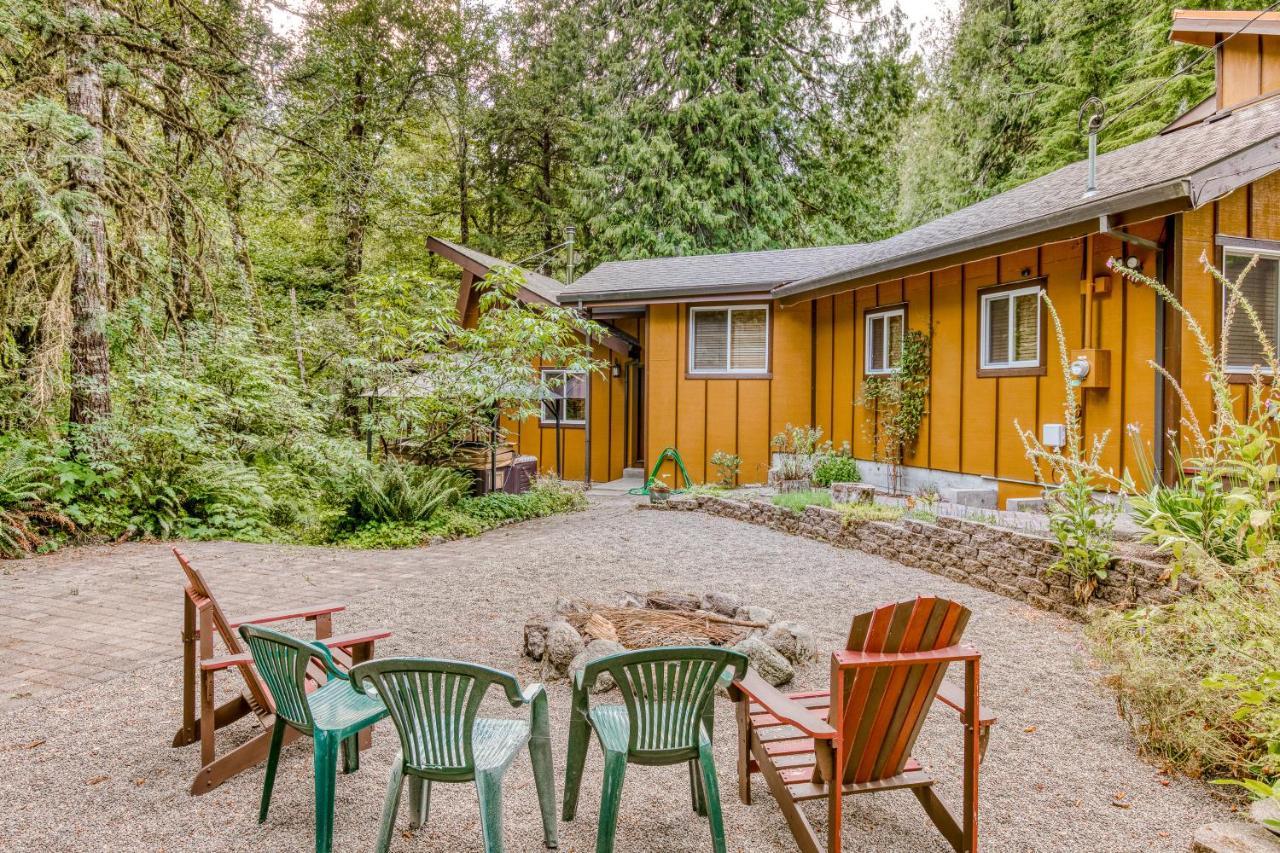 Creekside Cabin Rhododendron Exterior foto