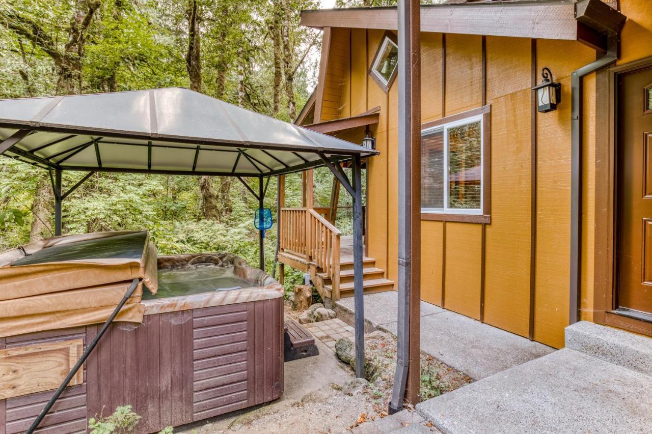 Creekside Cabin Rhododendron Exterior foto