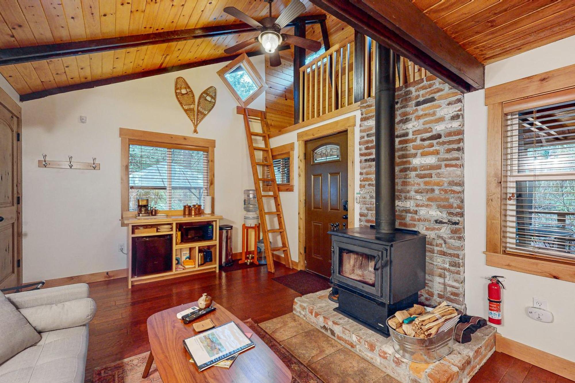 Creekside Cabin Rhododendron Exterior foto