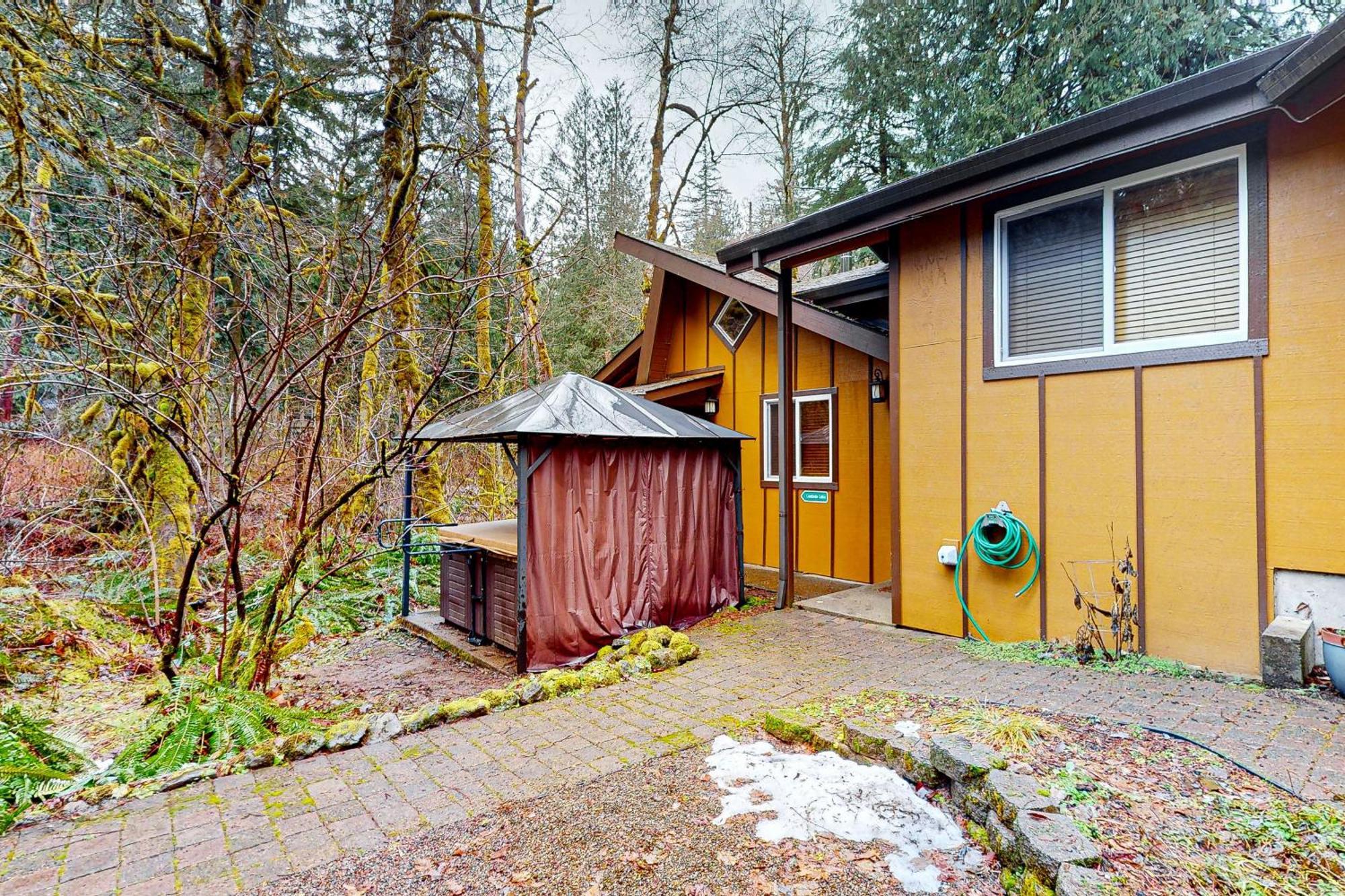 Creekside Cabin Rhododendron Exterior foto